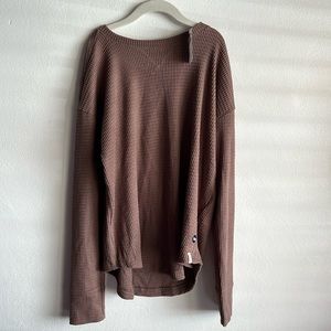 NEW Abercrombie kids Brown long sleeve